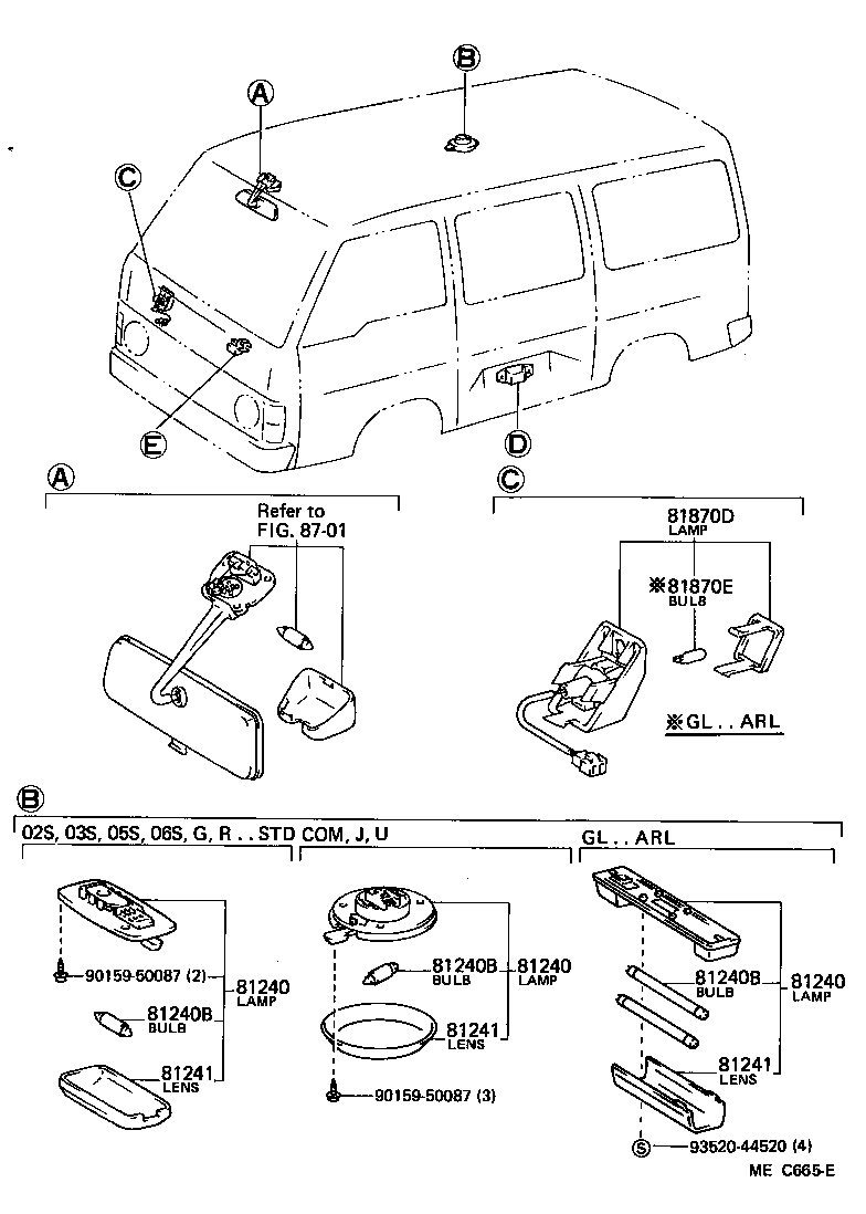 81230-95J01 LAMP ASSY, COURTESY product image
