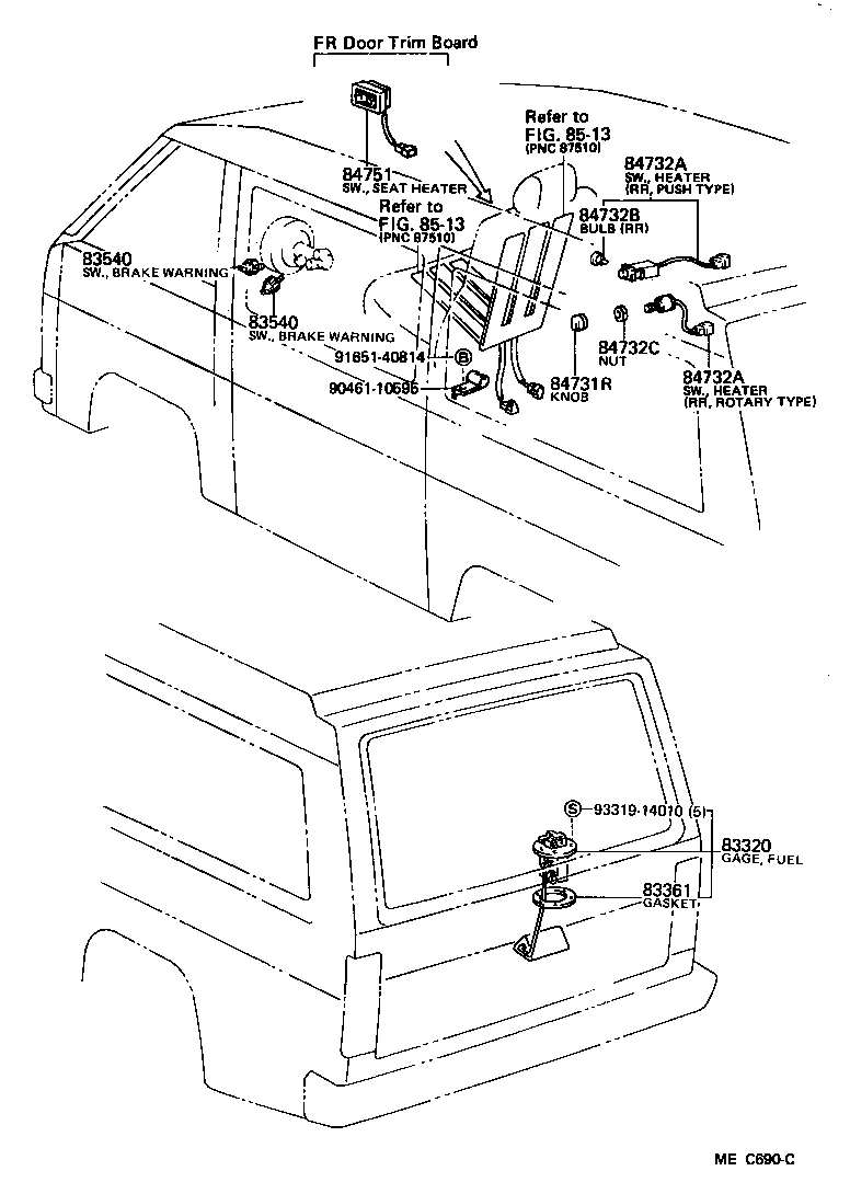 83320-29875 GAGE ASSY, FUEL SENDER product image