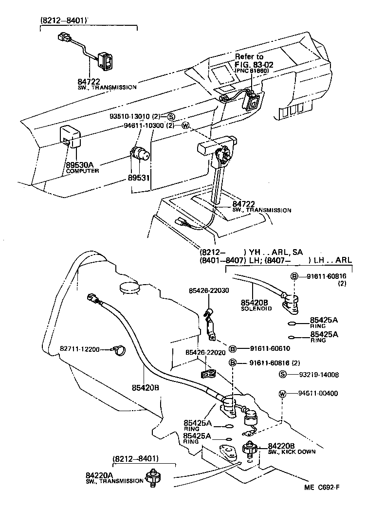 89530-26010 COMPUTER ASSY, TRANSMISSION CONTROL product image