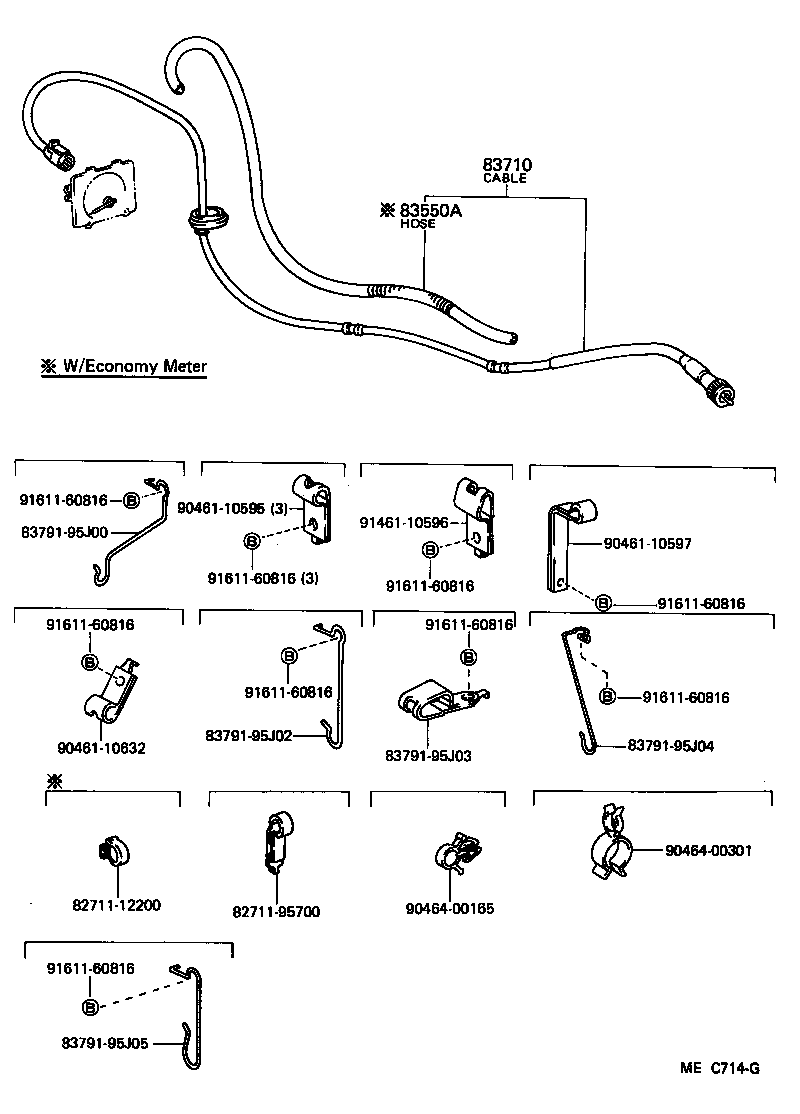 83110-95J27 SPEEDOMETER ASSY product image