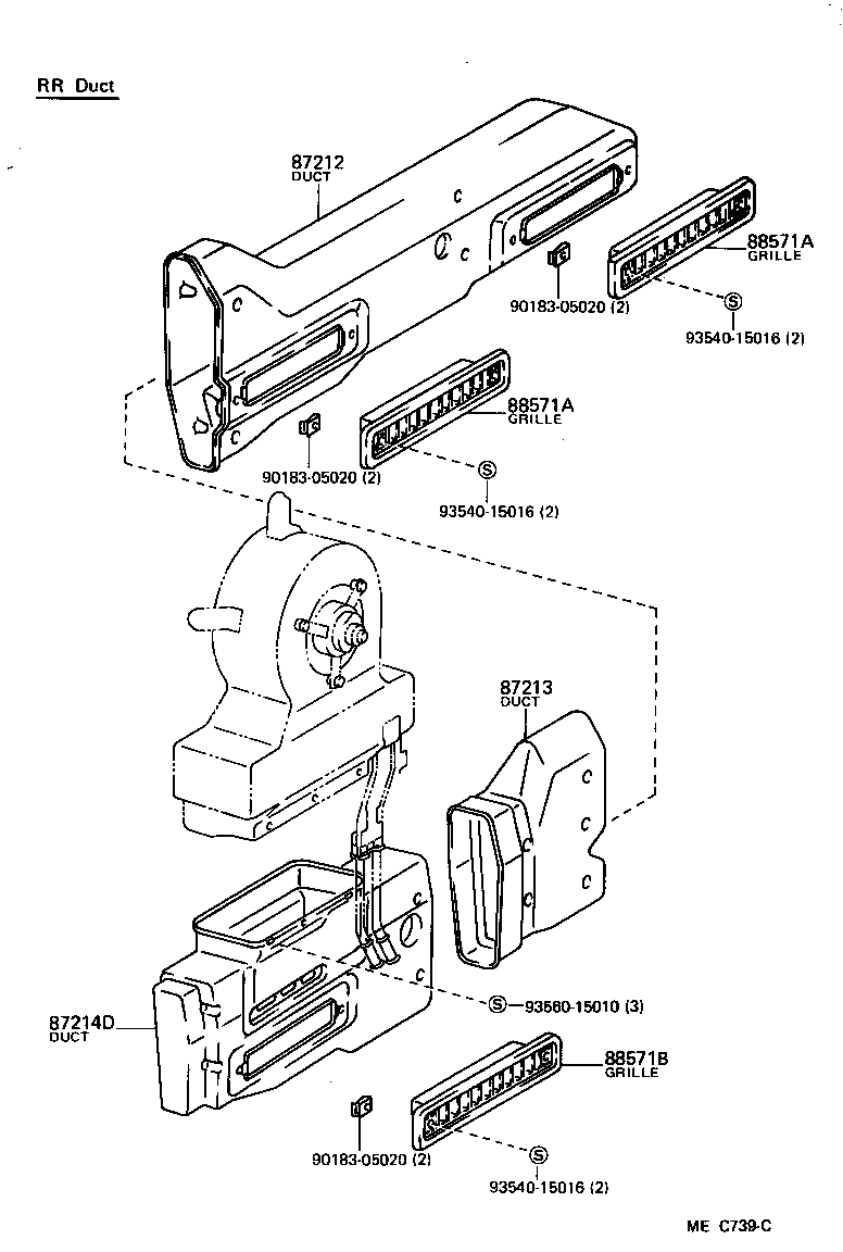 55907-95J01 CABLE SUB-ASSY, TEMPERATURE DAMPER CONTROL product image
