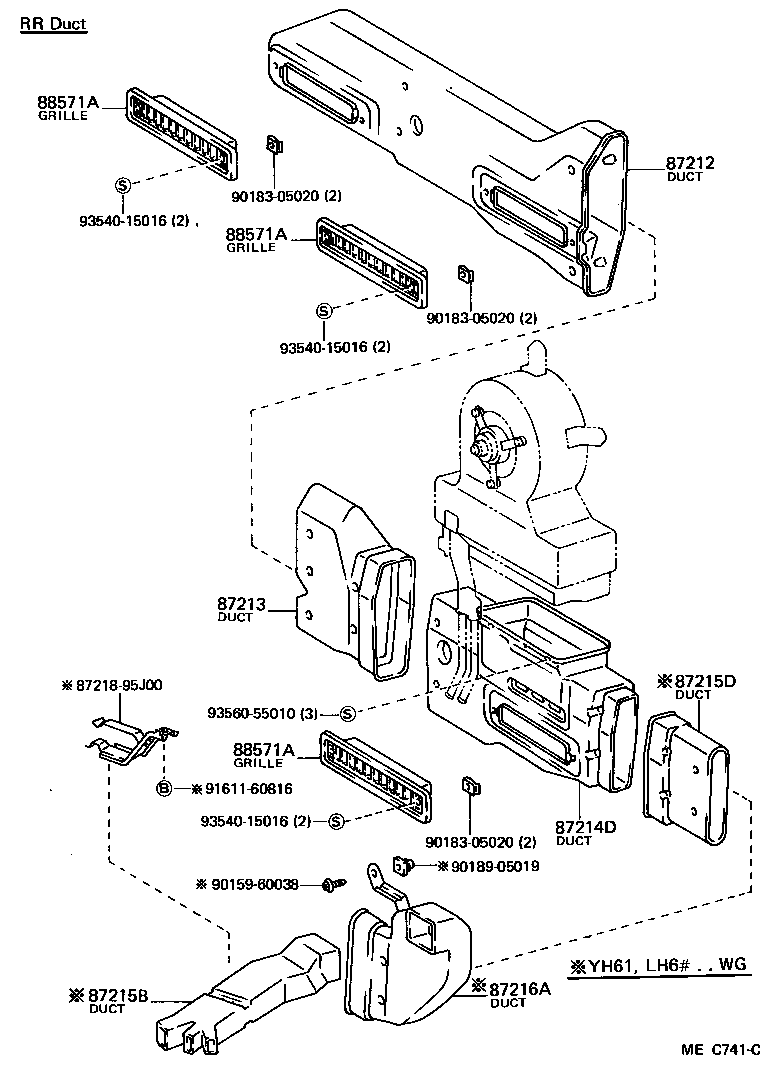 55907-95J02 CABLE SUB-ASSY, TEMPERATURE DAMPER CONTROL product image