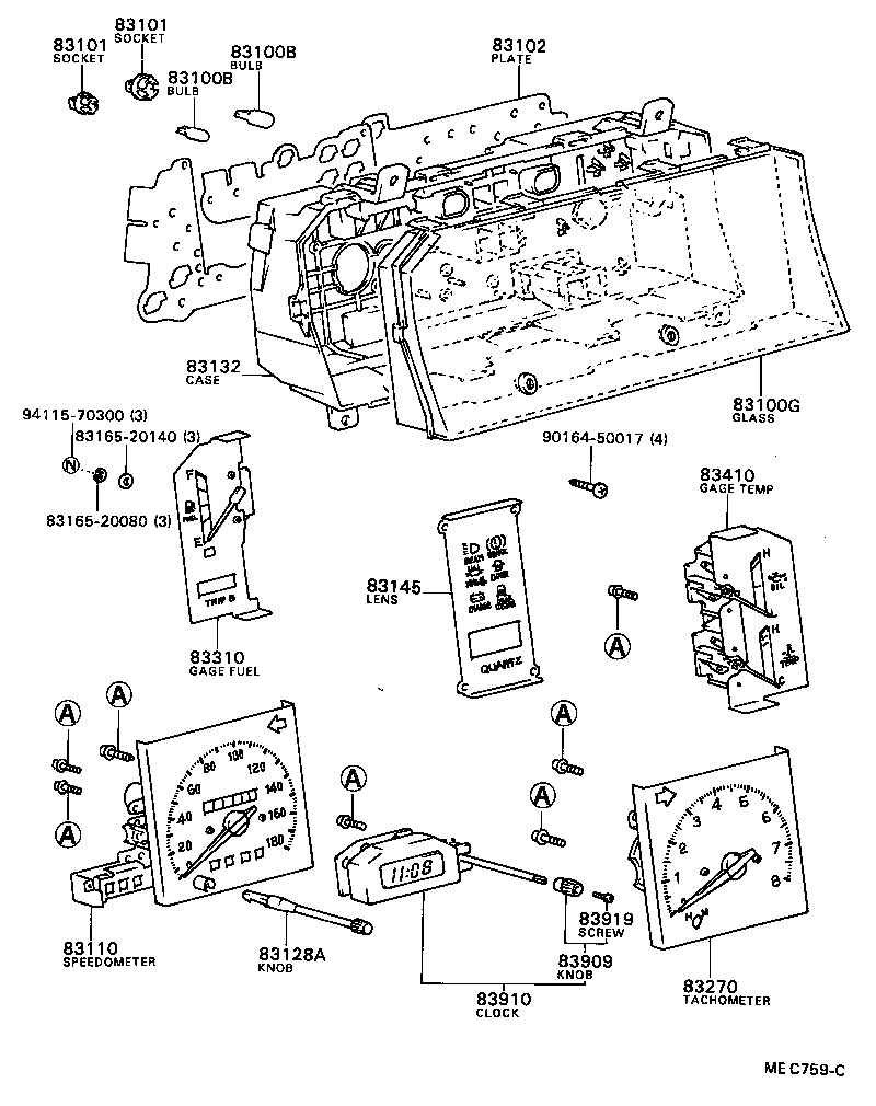 83131-20210 DIAL, METER, NO.1 product image