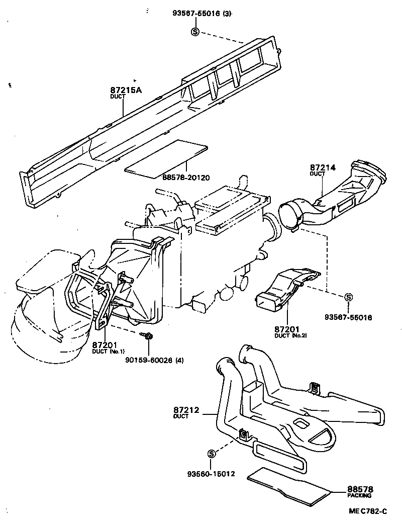 55900-20280 CONTROL ASSY, HEATER OR BOOST VENTILATOR product image