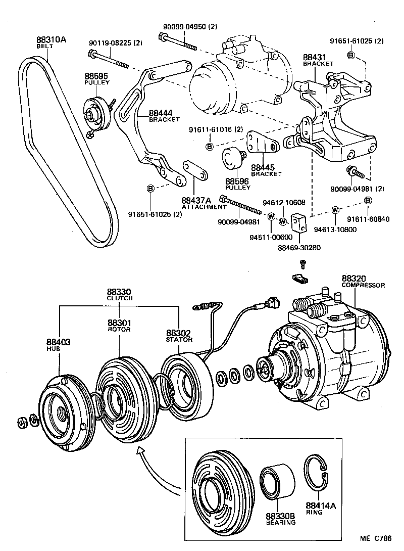 88320-30290 COMPRESSOR ASSY, COOLER product image