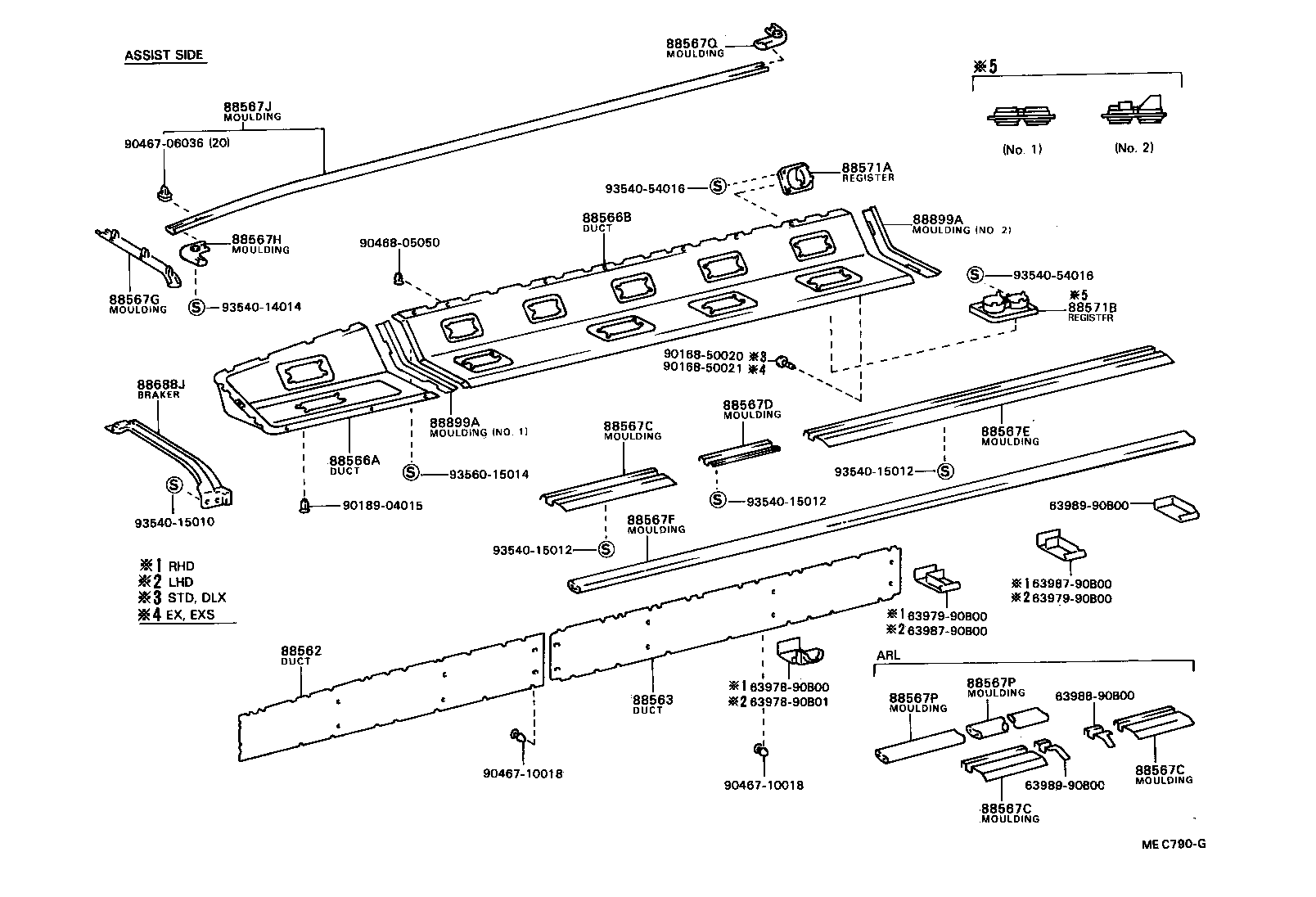 55908-90B40 CABLE SUB-ASSY, AIR INLET DAMPER CONTROL product image