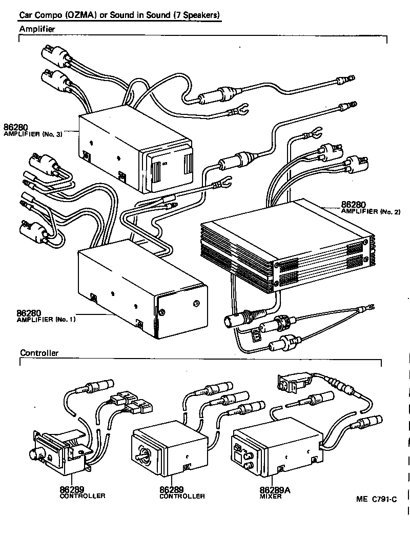 86202-95J03 WIRE, STEREO COMPONENT, NO.1 product image