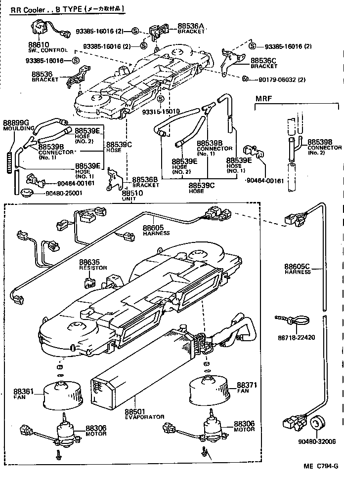 88510-95J27 UNIT ASSY, COOLER product image