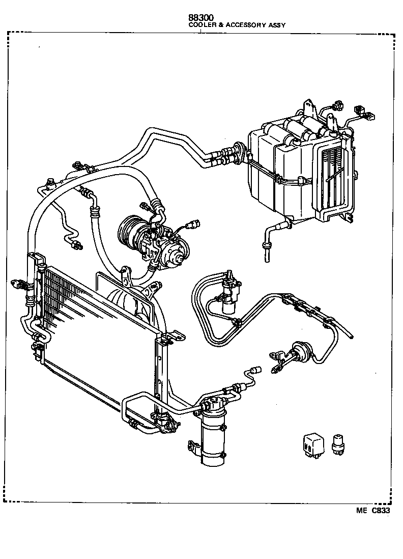 88300-32540 COOLER & ACCESSORY ASSY product image