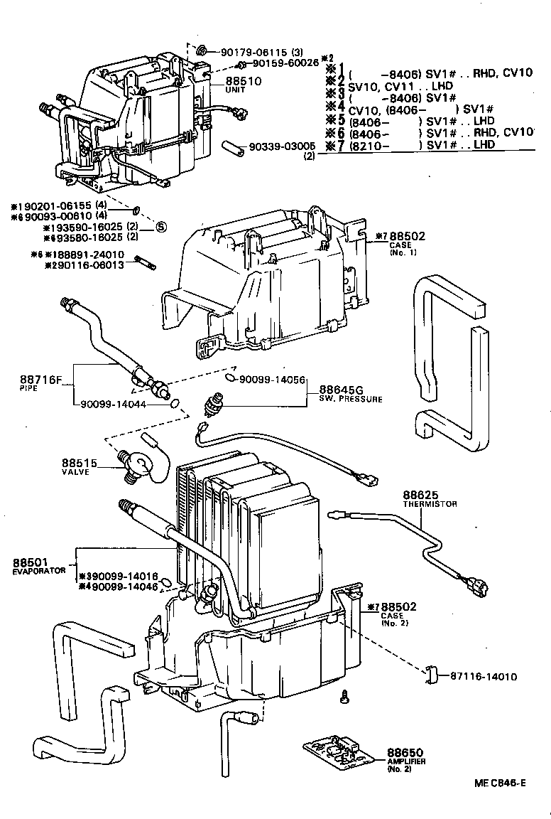 88539-32010 HOSE, COOLER UNIT DRAIN, NO.1 product image