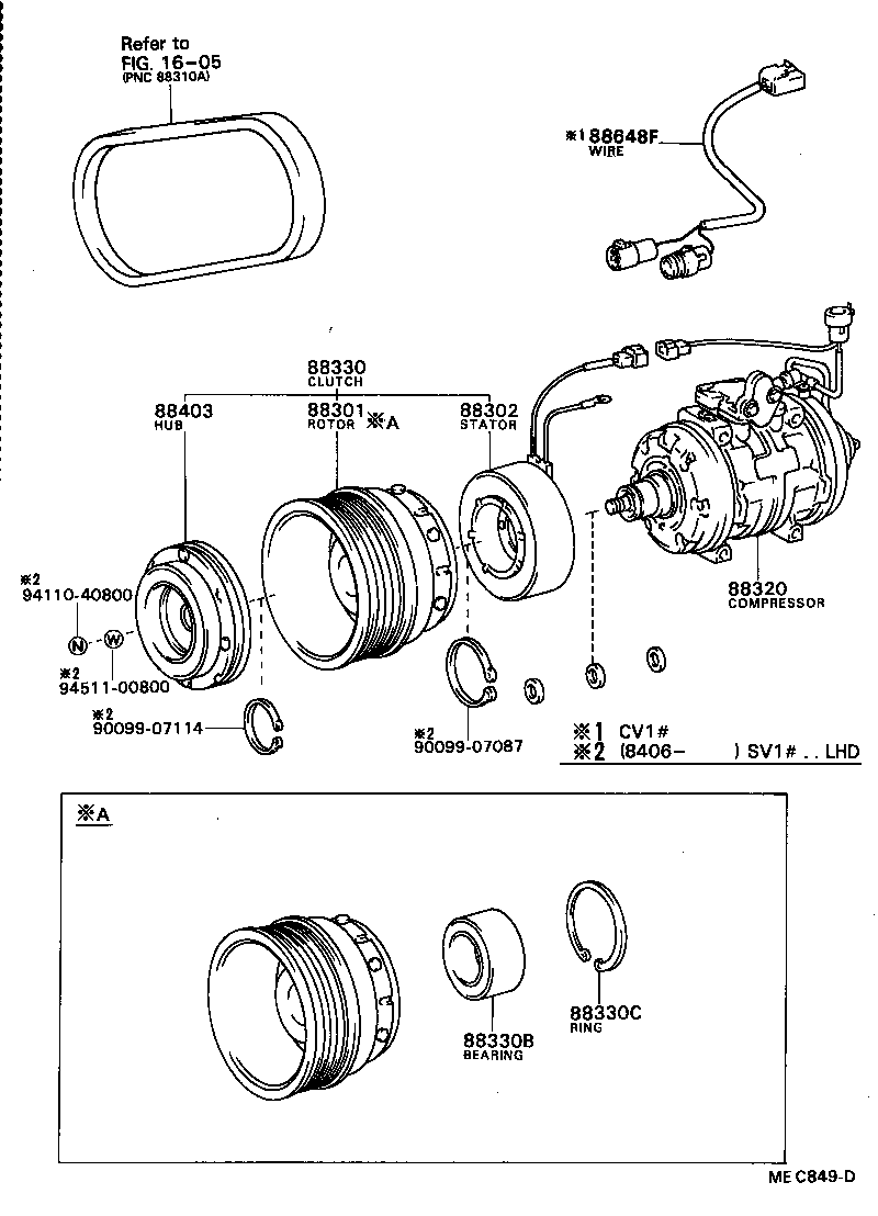 88320-32030 COMPRESSOR ASSY, COOLER product image