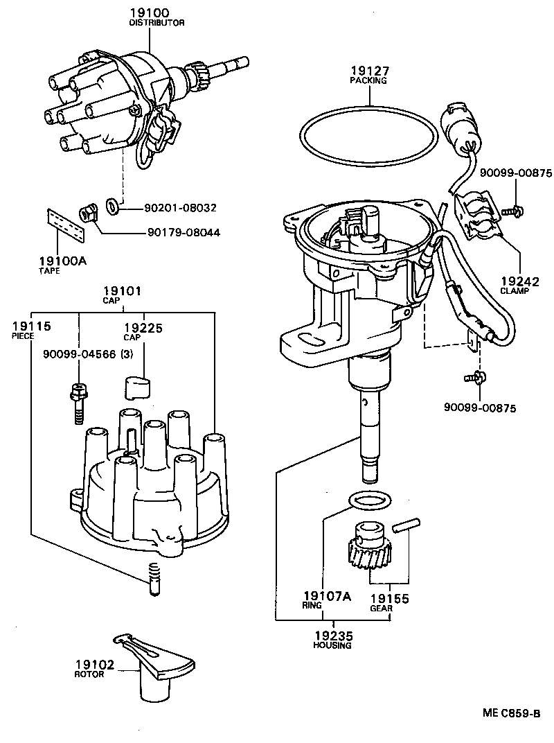 19235-88341 HOUSING, DISTRIBUTOR product image