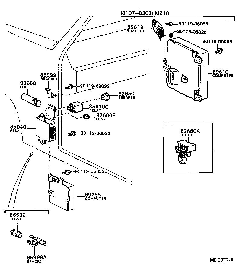 85912-24010 RELAY, DEFOGGER product image