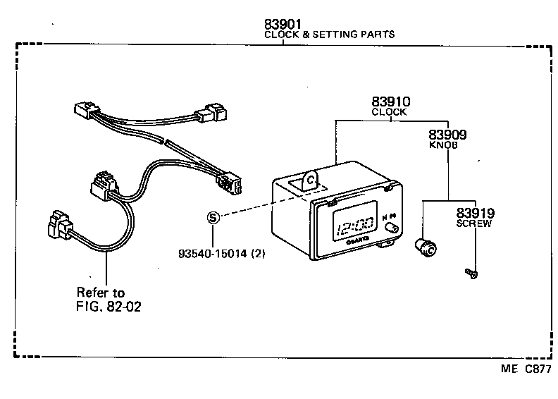 83131-95700 DIAL, METER, NO.1 product image