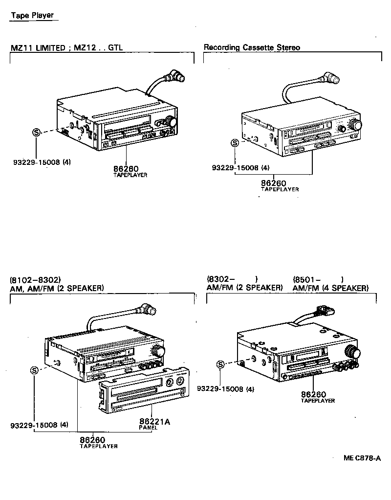 86212-22071 BRACKET, RADIO, NO.2 product image