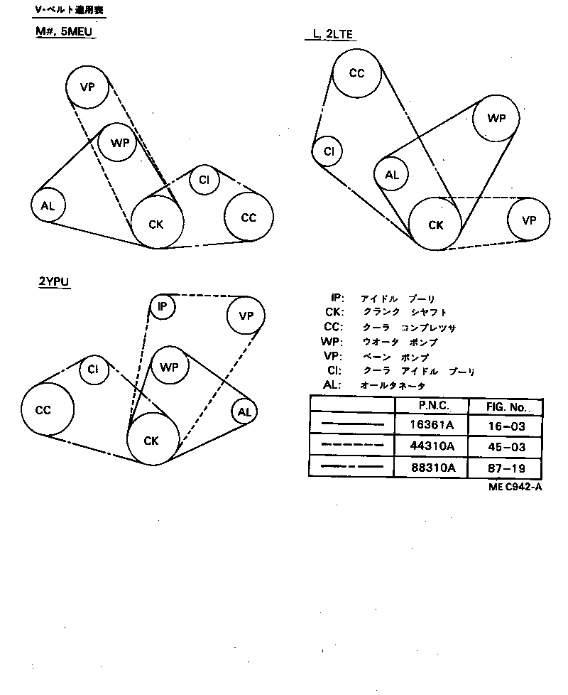 88437-22040 BRACKET, COMPRESSOR MOUNTING, NO.2 product image