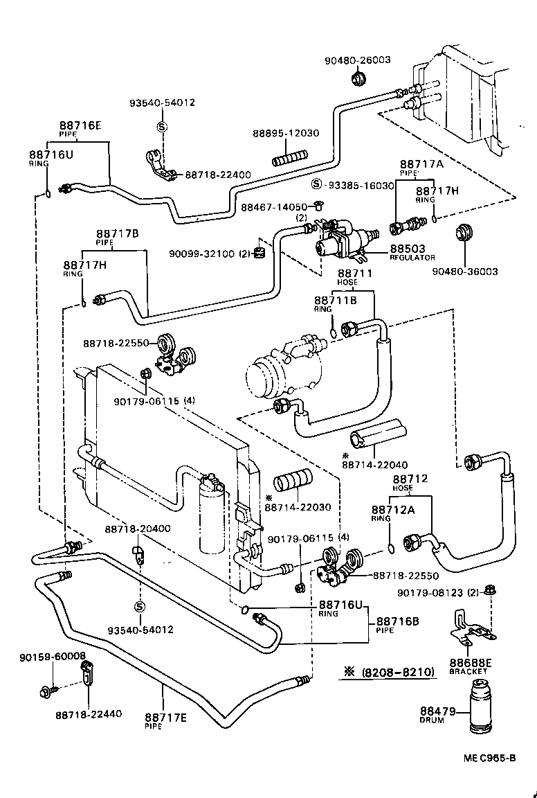 88503-22110 REGULATOR ASSY, PRESSURE product image