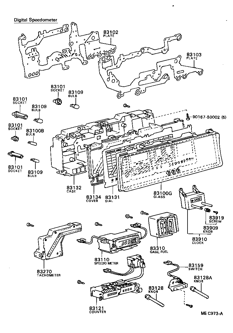 90445-08145 HOSE, ED MONITOR GAGE product image
