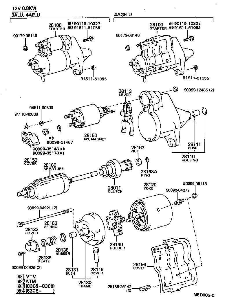 28130-64030 FRAME ASSY, STARTER COMMUTATOR END product image