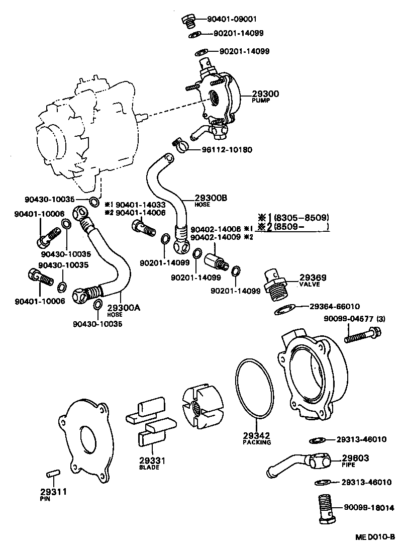 29331-56070 BLADE, VACUUM PUMP, A product image