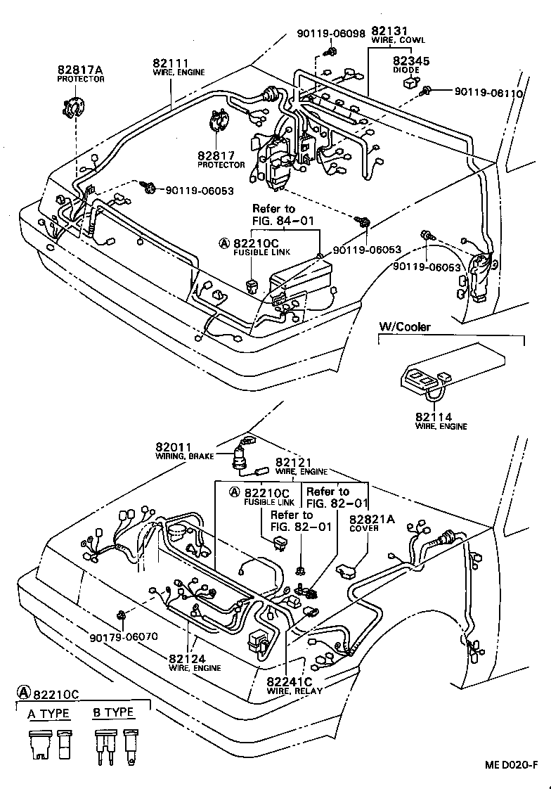 82121-12740 WIRE, ENGINE product image