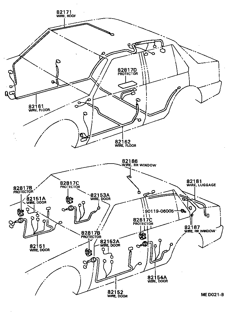 82121-12740 WIRE, ENGINE product image