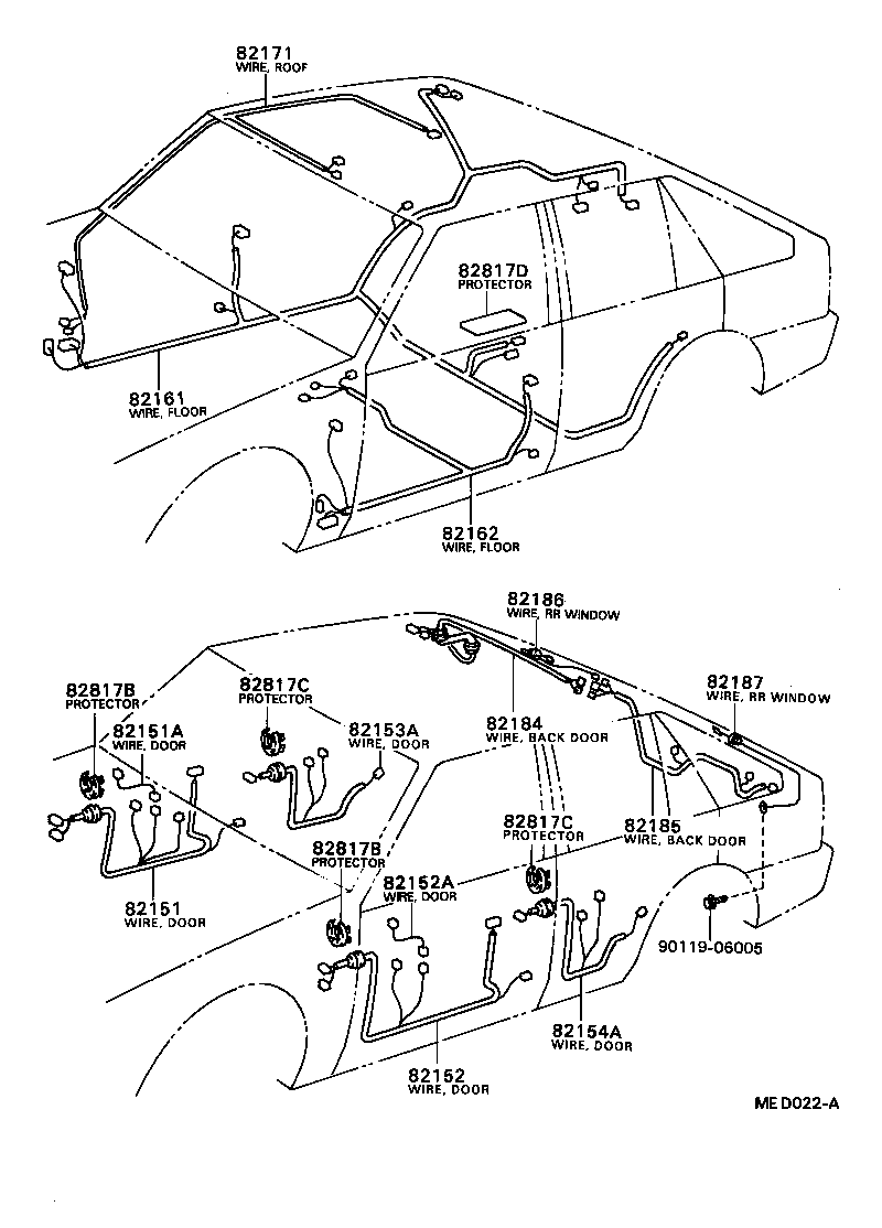 82121-12740 WIRE, ENGINE product image