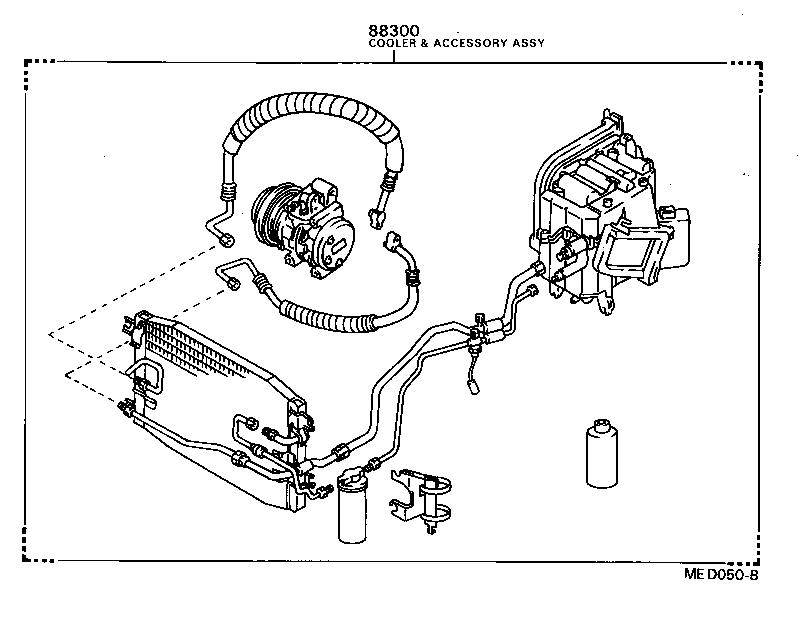 88300-1H340 COOLER & ACCESSORY ASSY product image