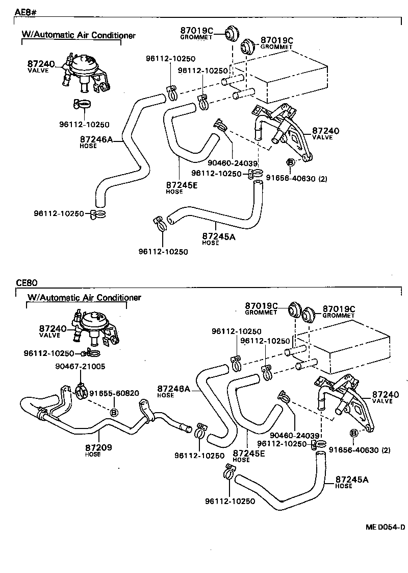 88670-12090 VALVE ASSY, HEATER WATER product image