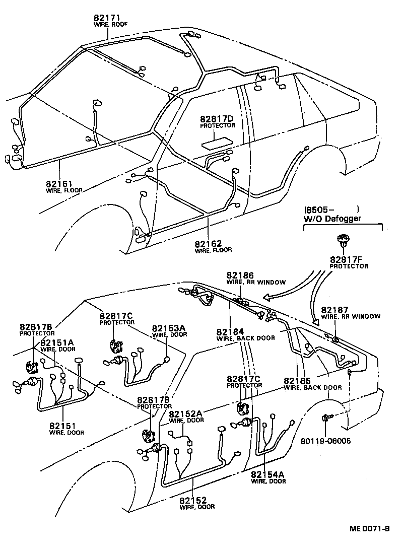 82121-12702 WIRE, ENGINE product image