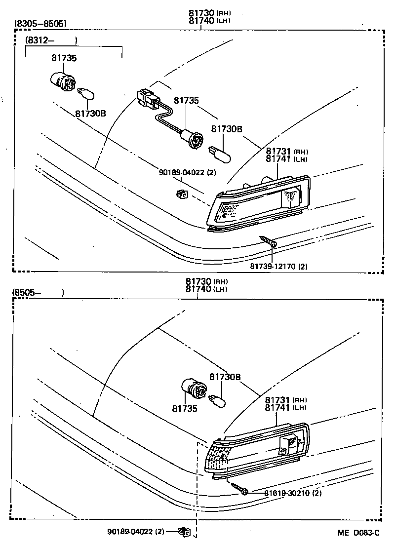 81731-12172 LENS, SIDE TURN SIGNAL LAMP, RH product image