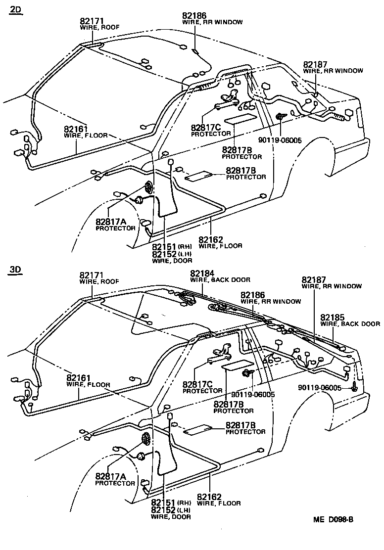 82121-12850 WIRE, ENGINE product image