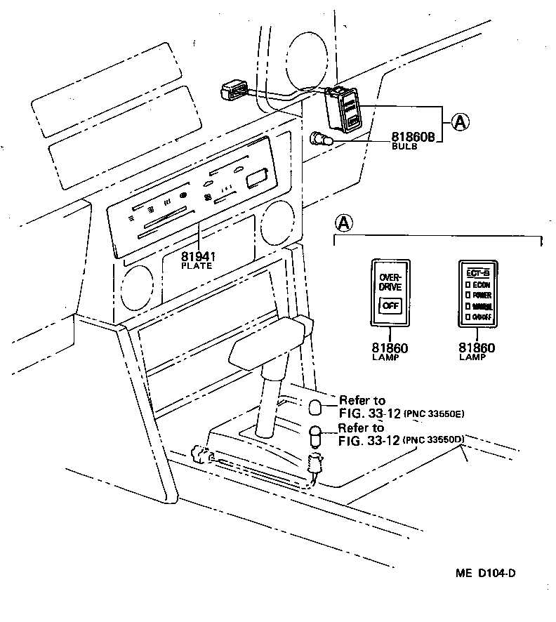 55519-12050 PLATE, HEATER CONTROL NAME product image
