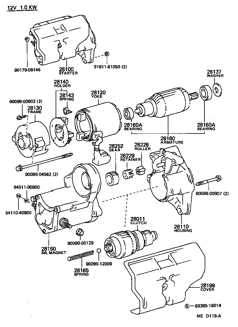 28110-15031 HOUSING ASSY, STARTER DRIVE product image
