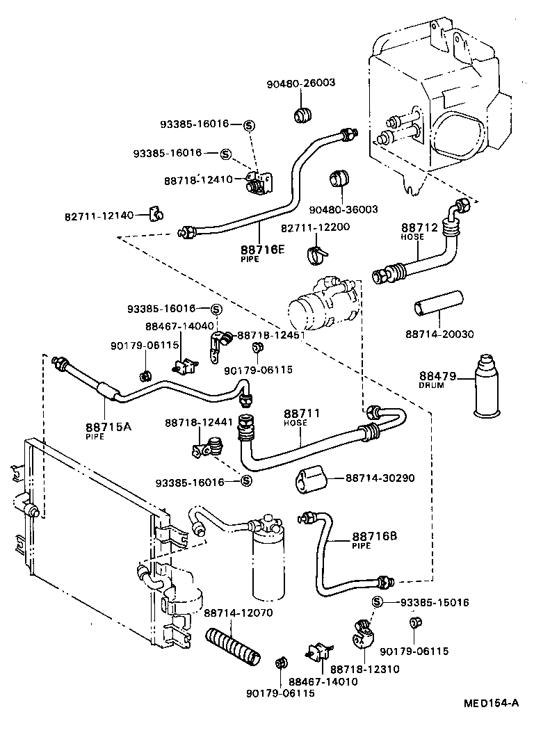 88454-12040 SHROUD, COOLER BLOWER FAN product image