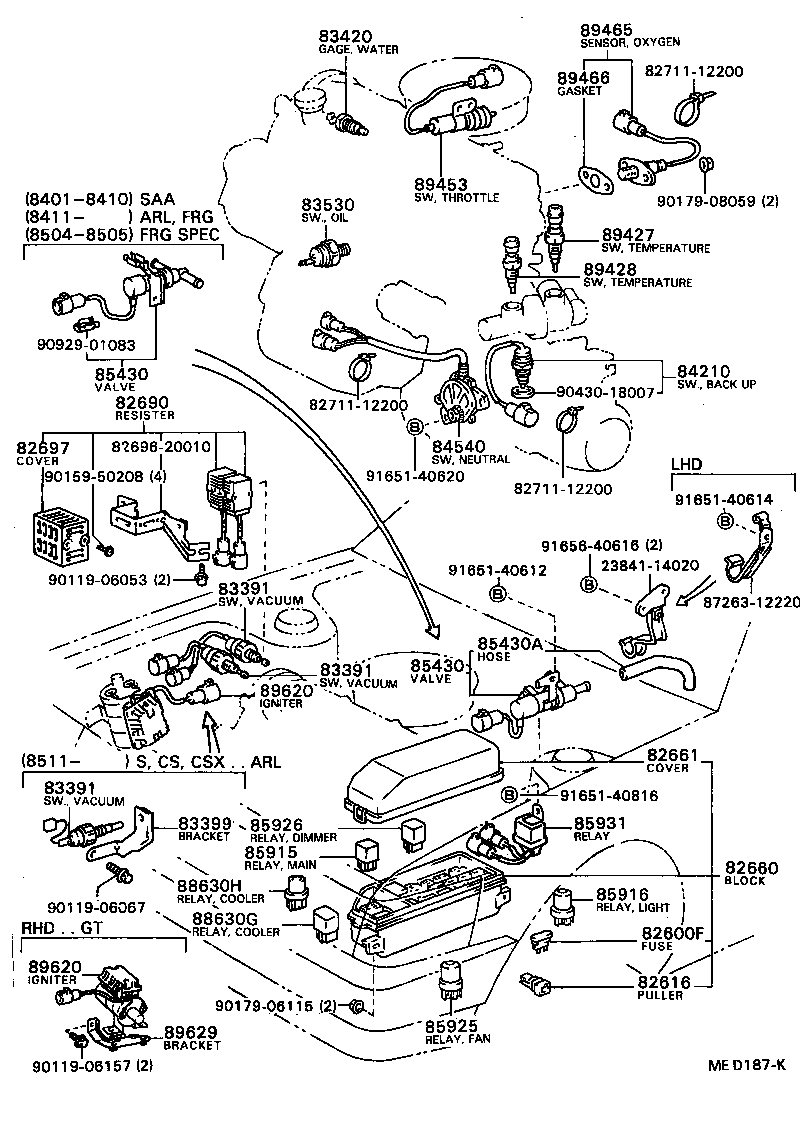 28624-64020 PLATE, CURRENT SENSOR product image