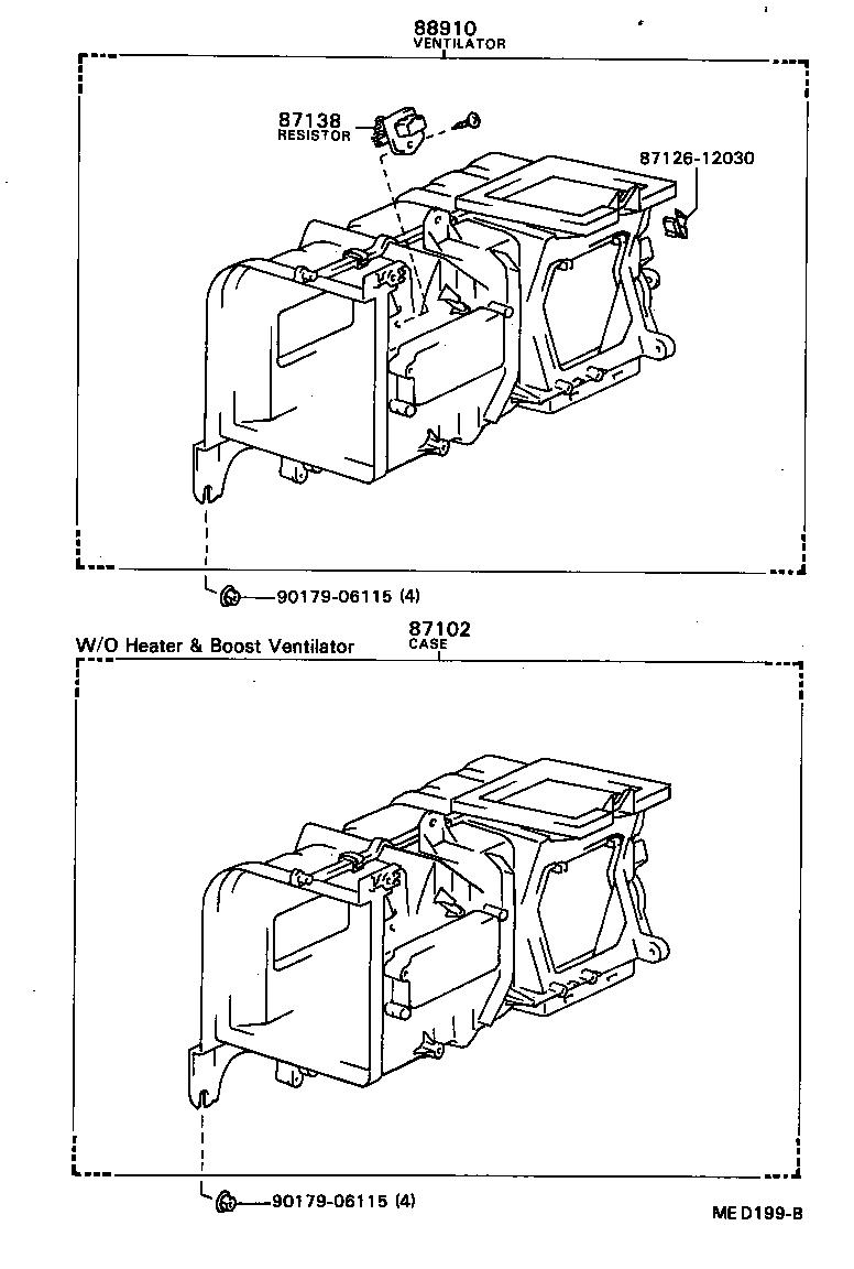 87150-12290 RADIATOR ASSY, HEATER product image