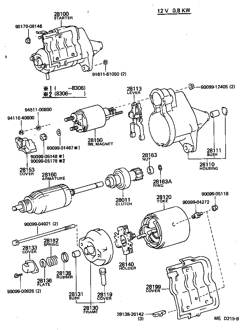 28110-45050 HOUSING ASSY, STARTER DRIVE product image