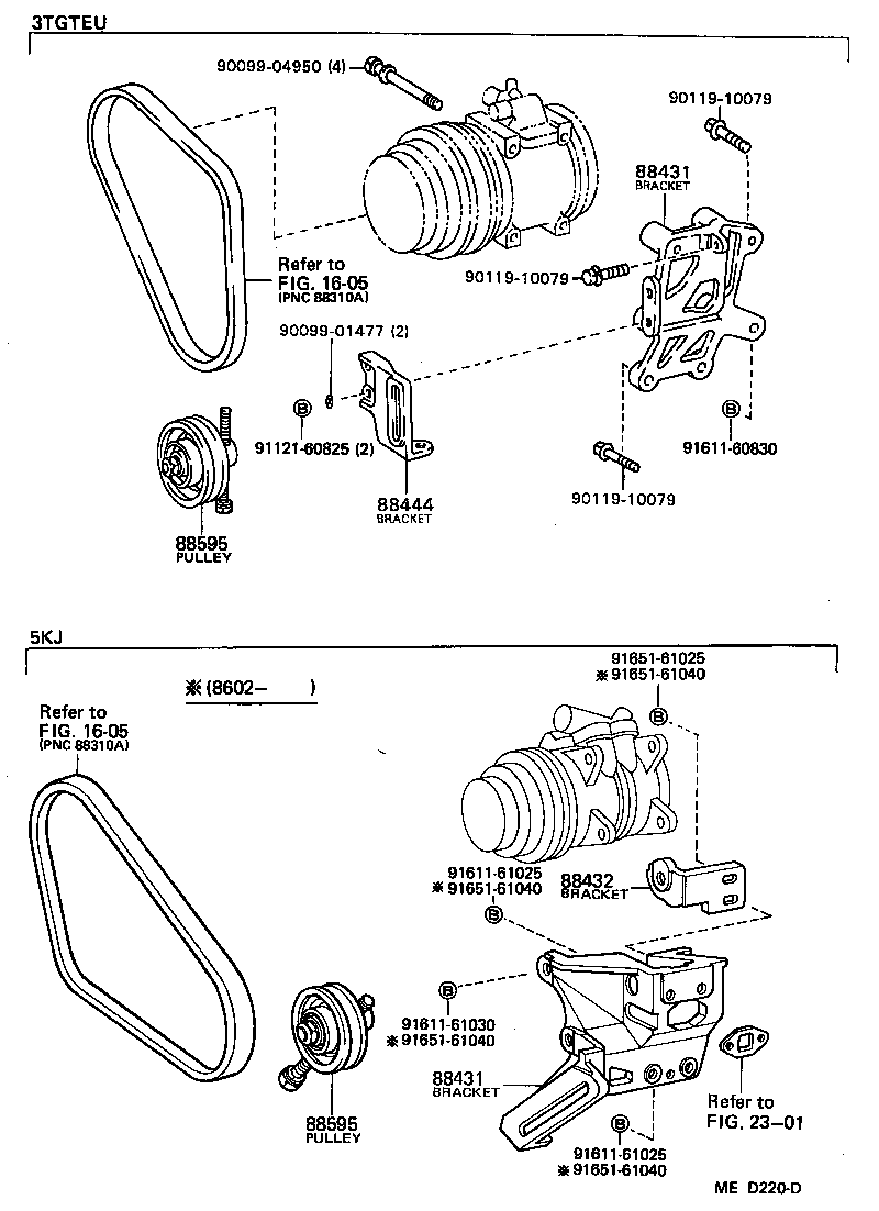 88444-14040 BRACKET, IDLE PULLEY product image