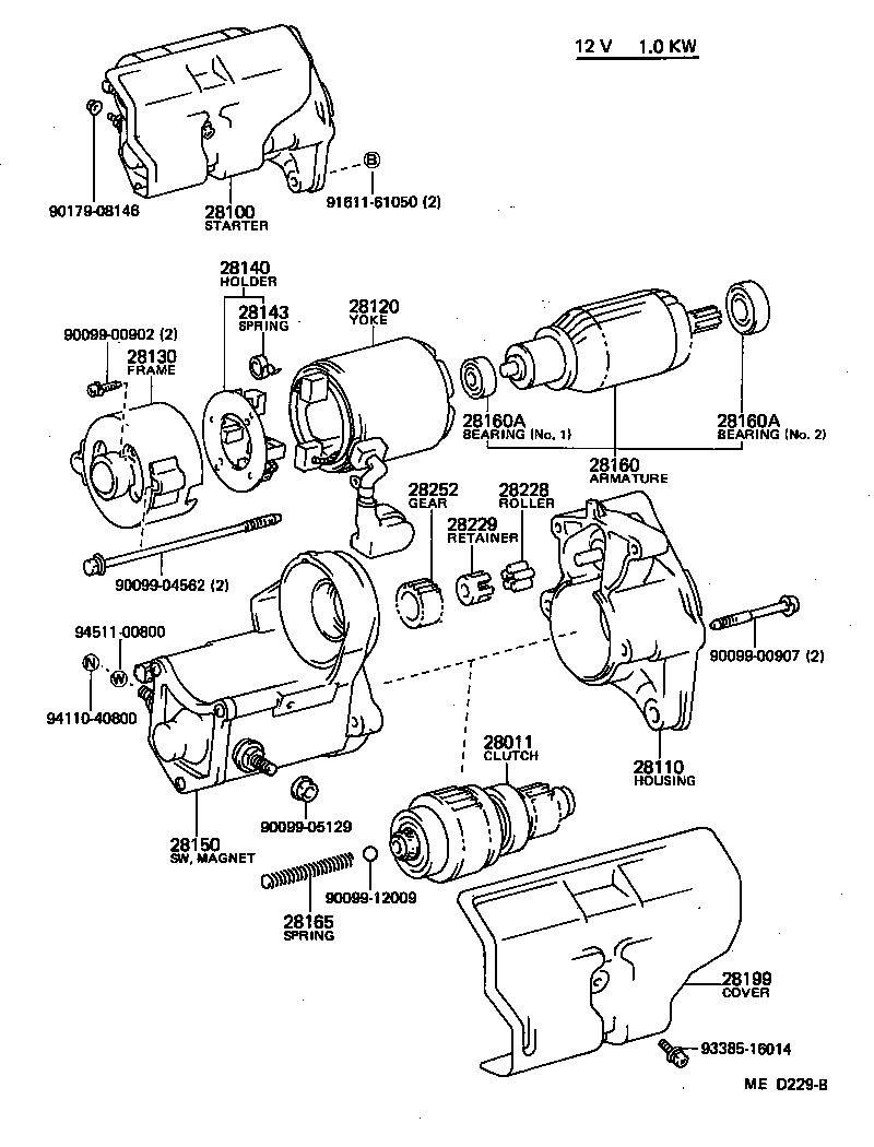 28110-45050 HOUSING ASSY, STARTER DRIVE product image
