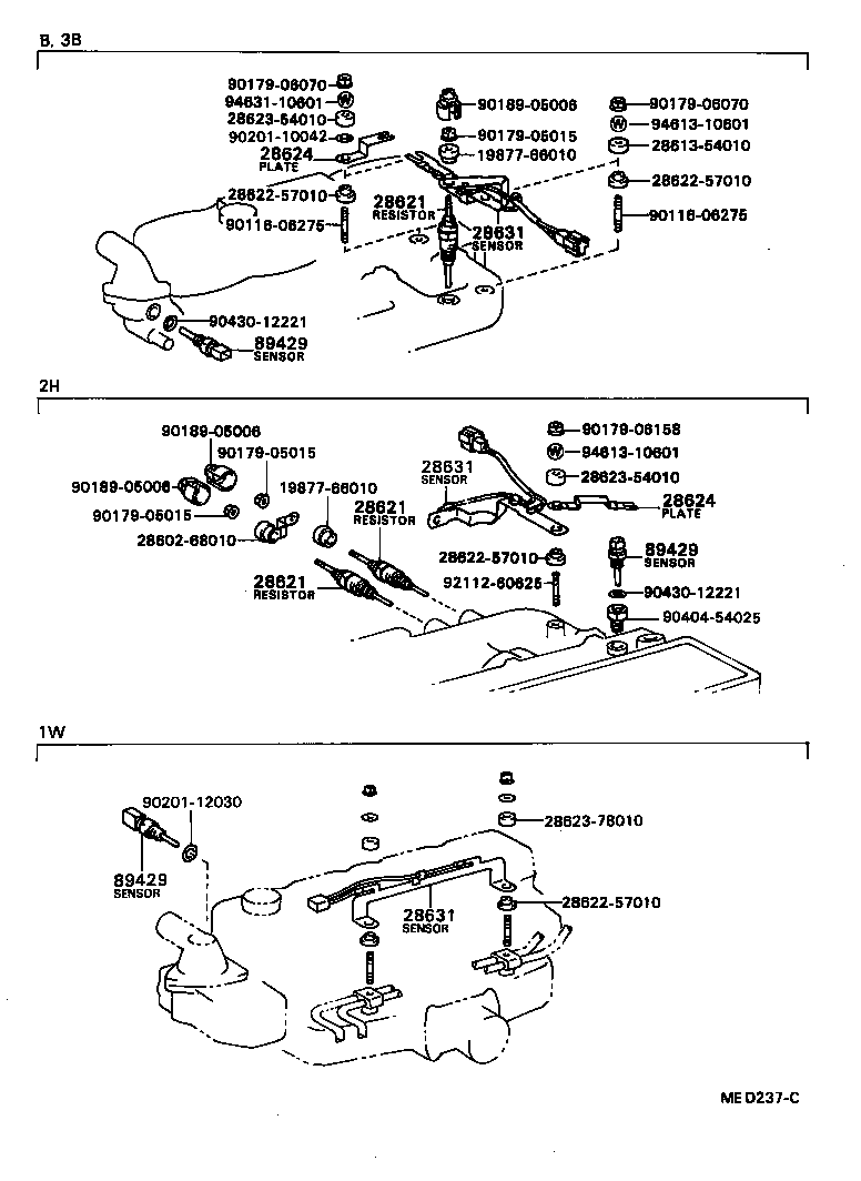 83320-39265 GAGE ASSY, FUEL SENDER product image