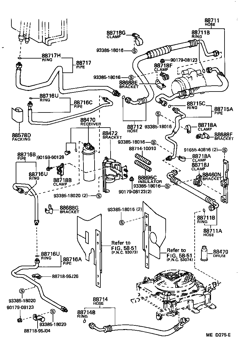 88688-95J14 BRACKET, COOLER CONDENSER, NO.1 product image