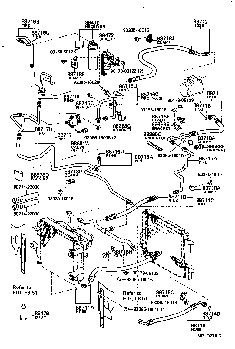 88688-95J14 BRACKET, COOLER CONDENSER, NO.1 product image