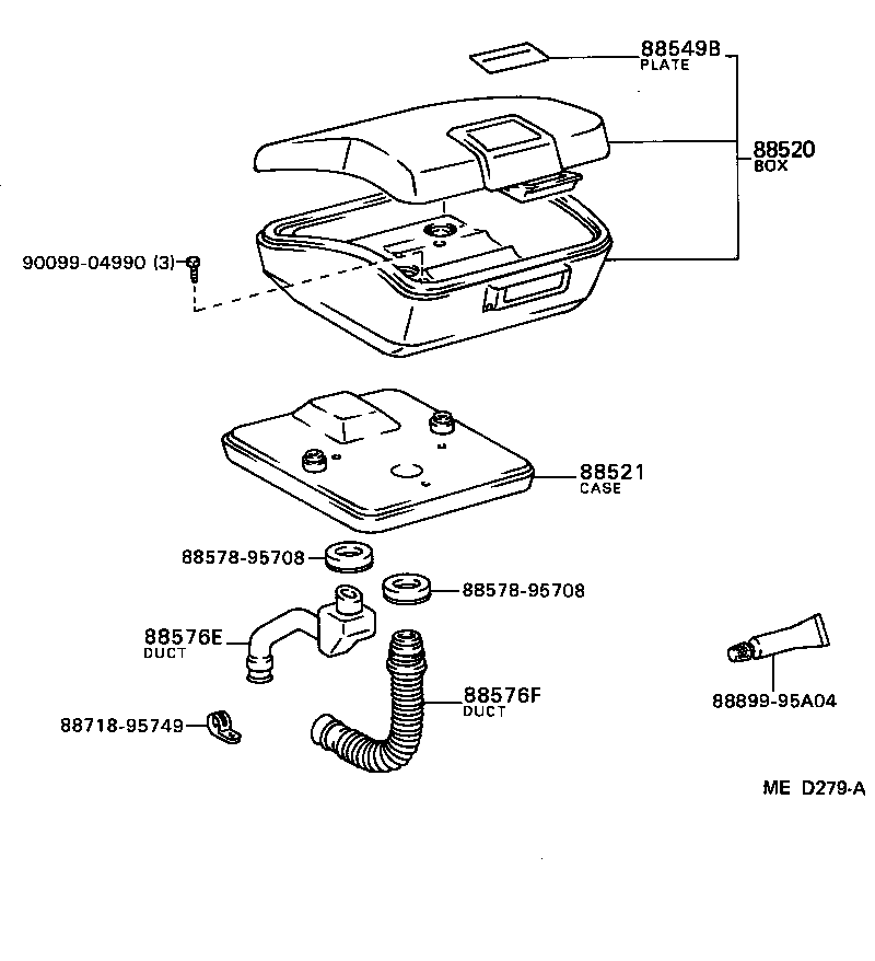 88605-95705 HARNESS SUB-ASSY, COOLER WIRING, NO.1 product image