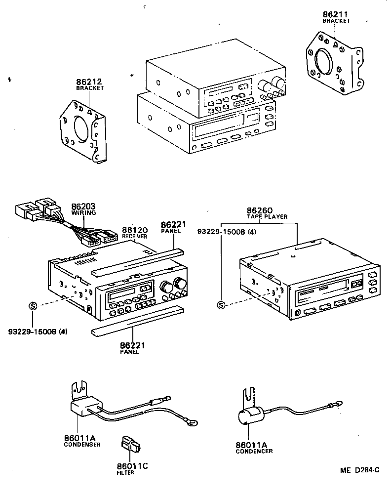 86170-87002 SWITCH AND VOLUME ASSY, RADIO product image