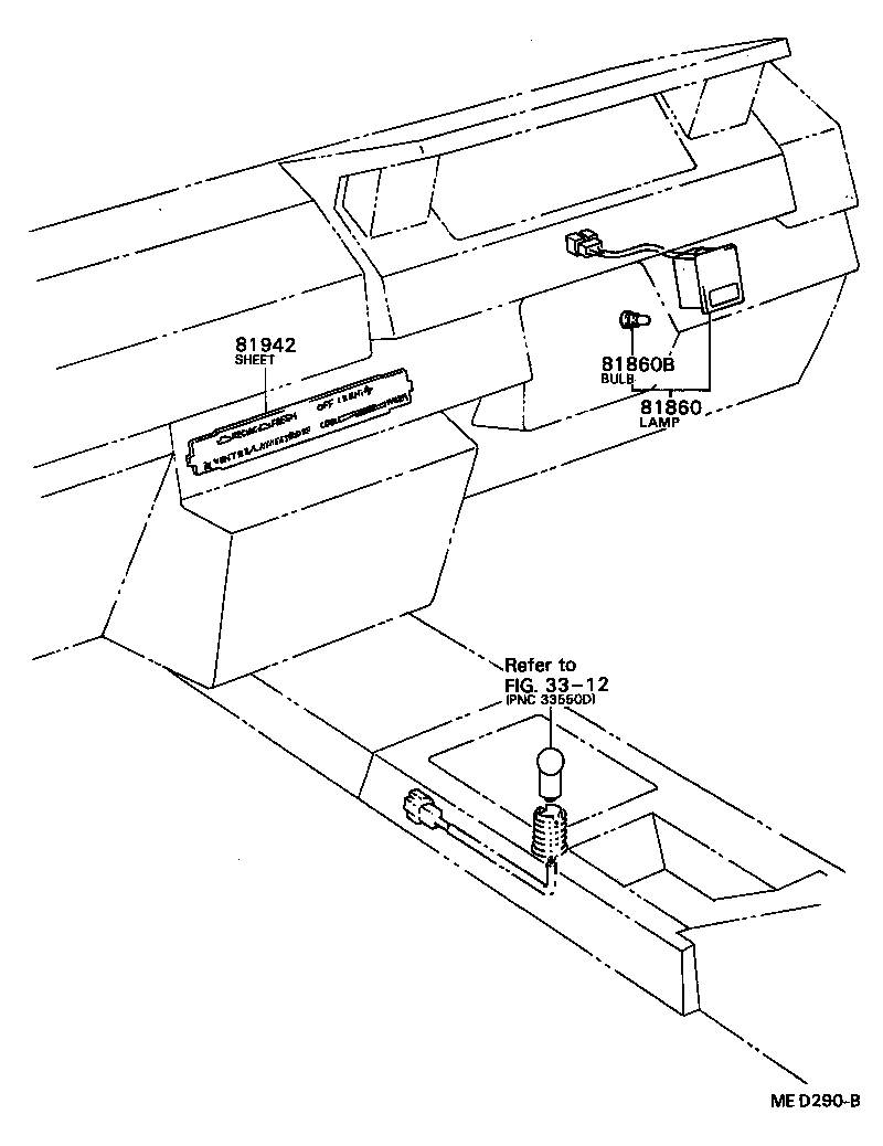 81942-12150 SHEET, HEATER CONTROL NAME product image