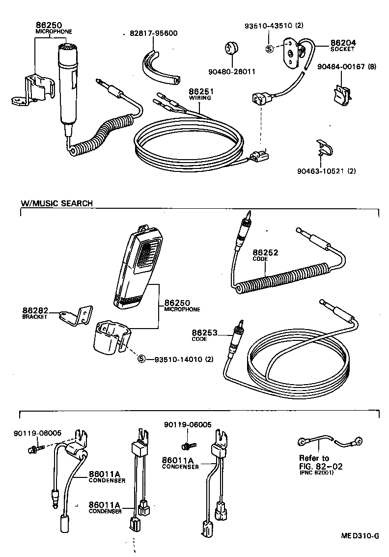 86201-90B00 BRACKET, RADIO, NO.1 product image