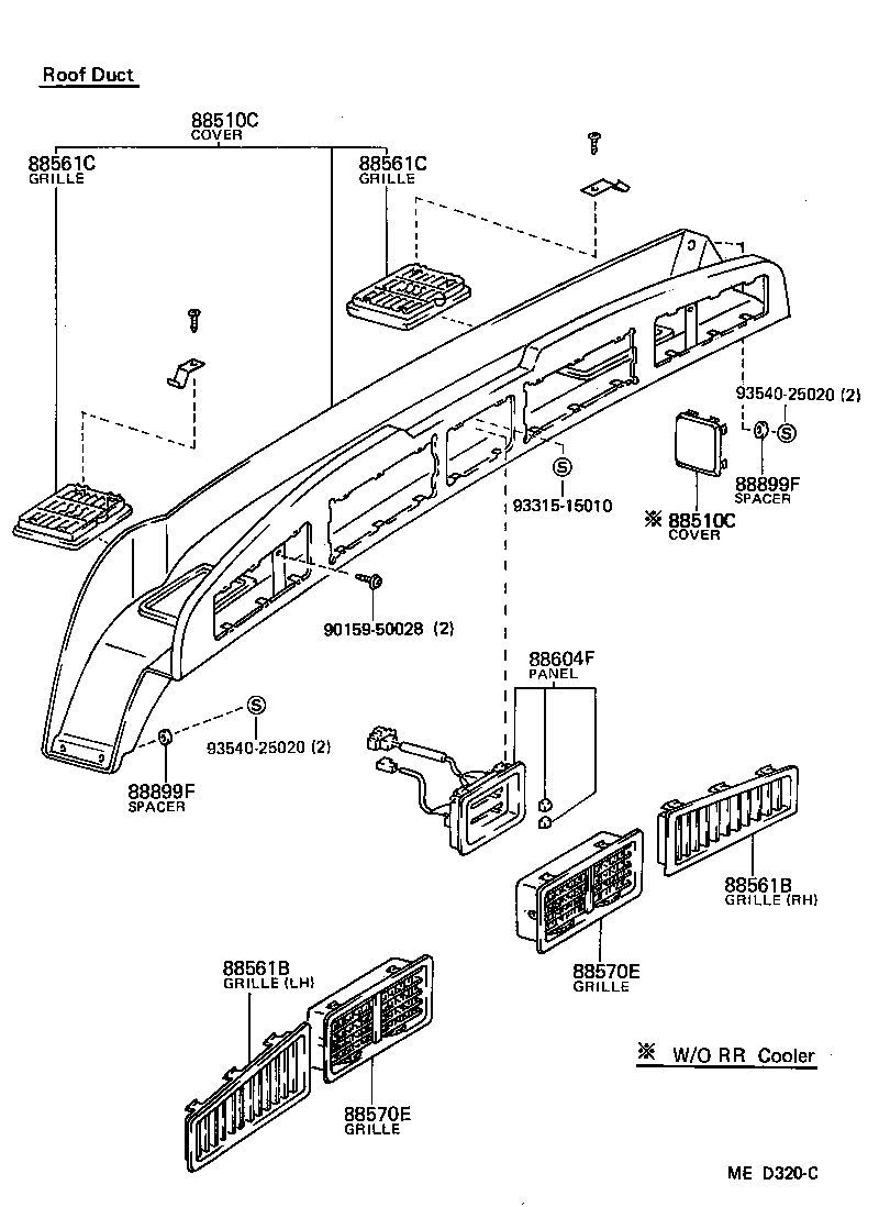 55907-95J01 CABLE SUB-ASSY, TEMPERATURE DAMPER CONTROL product image