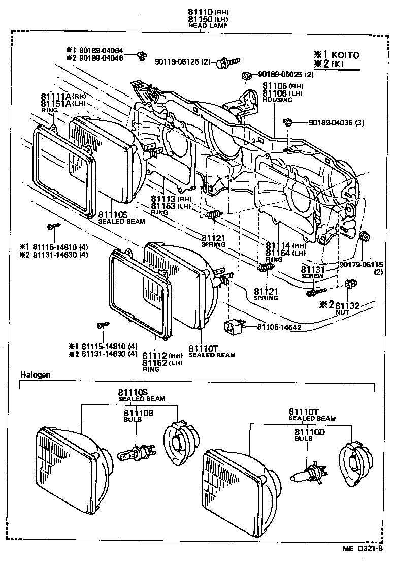 81150-80397 HEADLAMP ASSY, LH product image