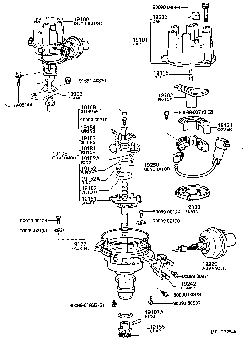19127-45190 PACKING, DUST PROOF product image